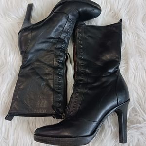 Bottega Veneta boot for woman color black, size 35.5